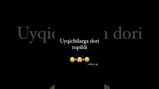 UYQUCHILARGA DORI TOPILDI #shorts#shorts#kulguli videolar