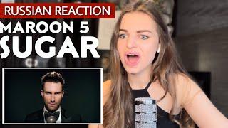 RUSSIAN Reacts to Maroon 5 “SUGAR” | First time MUSIC REACTION