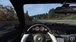 773 WHP Street+ Tuned BMW E46 M3 V10 Interior - Nordschleife Tourist (Assetto Corsa)