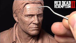 Sculpting Arthur Morgan Riding His Horse | Red Dead Redemption 2 Fan Art Sculpture