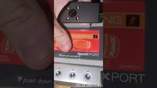 Inserting the XaviXPort Boxing Cartridge