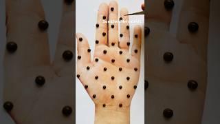 Easy Simple Dots Mehndi Design #shorts #shortvideo #youtubeshorts #mehndidesign #trending #viral