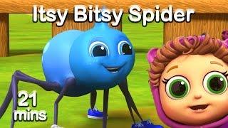 Itsy Bitsy Spider (Learn Persistence) + Educational Nursery Rhymes & Baby Songs