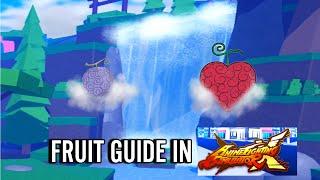 The Best DEVIL FRUIT GUIDE in ANIME FIGHTING SIMULATOR X?!! #roblox #amime #afx #simulator #guide