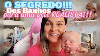 Como dar banhos de pele no bebê reborn