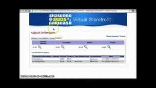 Suds WashCard Register and Account Review