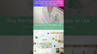 Momcozy 3 Layers Bottle Sterilizer & Dryer #Momcozy #BabyEssentials #ParentingHacks #MomLife