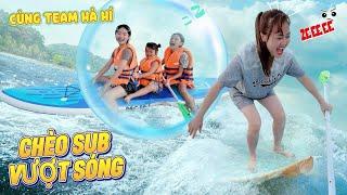 SUP - Crossing Waves with Team Ha Hi | Super Fun Minh Chau Beach Vlog!