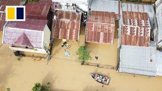 Fourth typhoon in as many weeks hits Philippines