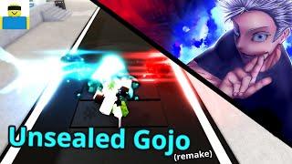 Shinjuku Gojo Moveset Remake (+Tutorial!) In Jujutsu Shenanigans Skill Builder