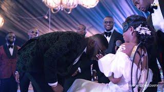 This is the Best Nigerian Wedding Game - BlindFold Game | Bride almost Swap