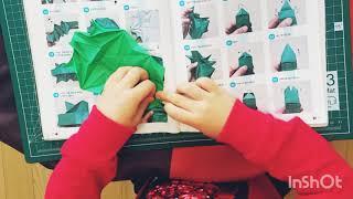 Easy Origami for Kids |Insects| Jewel Beetle (비단벌레 종이접기)