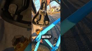 Broken Seat Post #shorts #viral #pov #funny #wheelie #ebike #bikelife #bmx #youtubeshorts #bike