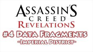 Assassin's Creed Revelations - All Data Fragment Locations Part 4 (Imperial District)