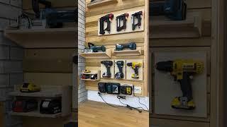 My French Cleat Tool Wall #woodworking #workshop #wood #tools #frenchcleat #makita #bosch #dewalt