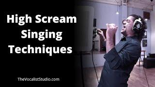 High Scream Singing Techniques | Robert Lunte | The Vocalist Studio | Voice Training