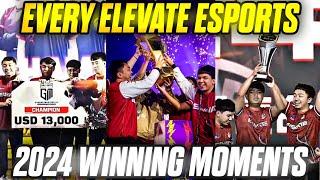 Every Winning Moment of Elevate Esports in 2024!!  (Garena Masters 6️Worlds 2024)