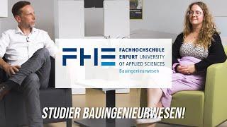 FH Erfurt Portraitfilm Fachrichtung Bauingenieurwesen