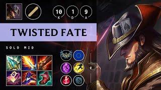 Twisted Fate Mid vs Akali: Legendary - EUW Challenger Patch 14.24