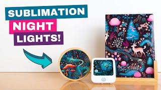 How to Make Sublimation Night Lights | Beginner Sublimation Projects