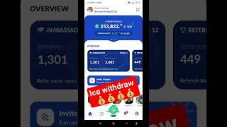 ice network withdraw || ice network today update || ice network latest news