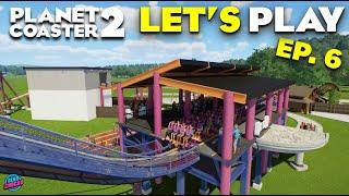 Coaster Station & Maintenance! Let's Play Planet Coaster 2 - Ep 6. Let's Play / Easy Challenge Mode