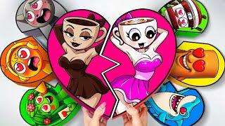 Paper DIYUNBOXING ULTIMATE Ballerina Cappuccina Glow Up MYSTERY BOX ! Italian Brainrot Makeover