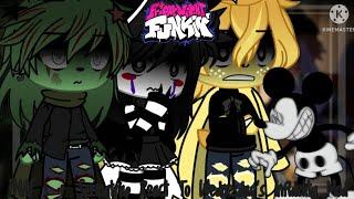 FNAF 1 + Springtrap React To Friday Night Funkin' Wednesday's Infidelity Mod || Gacha Club