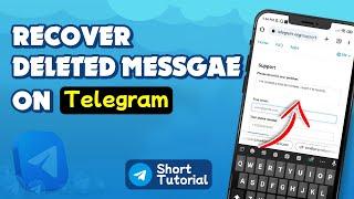 How to recover deleted messages on Telegram 2024 | Initial Solution