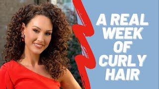 A REAL WEEK IN THE LIFE OF MY CURLY HAIR | The Glam Belle