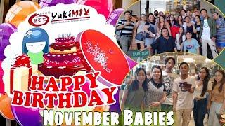 NOVEMBER BABIES | BIRTHDAY CELEBRATION AT YAKIMIX | FILIPINO JAPANESE RESTAURANT | LATS MIA