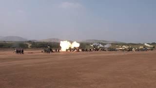 Group Firing of Indian Army Artillery Systems- #ExTopchi #Shorts