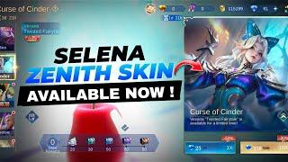 Selena Zenith Skin Available Now / Free tokens date ?