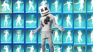 ВСЕ ЗВЁЗДНЫЕ ЭМОЦИИ ФОРТНАЙТ ТАНЦУЕТ Marshmello