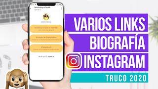 ️Como poner VARIOS LINKS en tu BIOGRAFIA de Instagram | Del Valle BlogTUTORIAL