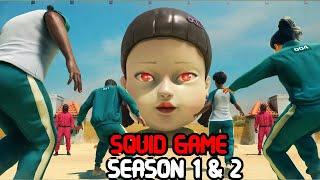 SQUID GAME Season 1 Explain in Hindi | Series | Dystopian Horror Survival Thriller | Squid Game 2021