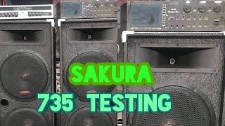 VIDEOKE TIPS/ TESTING SAKURA 735, SPEAKER  DUAL SIZE 15