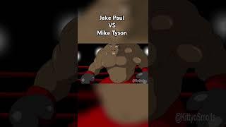Jake Paul VS Mike Tyson Fight animated  #animation #jakepaul #miketyson #boxing
