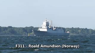 F311 Roald Amundsen Fregatte der Norwegischen Marine - BALTOPS 2019