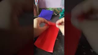 Vlogmas day 7| let's make an origami mitten bookmark #kawaii #books#cutecrafts #vlogmasshorts