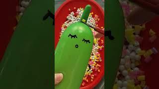 Crunchy slime making with balloons