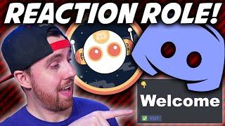 DISCORD REACTION ROLE with YAGPDB BOT: How To Set Up An Awesome Discord Welcome Message!