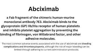 ABCIXIMAB