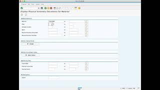 5.3 Search and Enter physical inventory count using T-codes: MI22 and MI04 tutorial