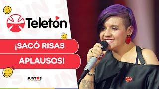 ¡TREMENDA!  Rutina humorística completa de Lady Garfia en Teletón 2024