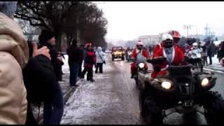 Santa Claus Motorcycle Parade Gdynia POLAND 2010