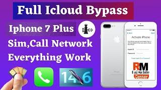 MEID + GSM | iPhone 7 Plus IOS 14.6 Full Icloud Bypass | Sim,Call Network Everything Work