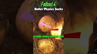 Fallout 4's Bullet Physics are Terrible  #fallout4weaponmods #fallout4 #fallout4gameplay #gaming