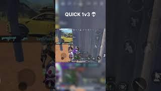 QUICK 1v3 clutch  #pubg #bgmi #scrims