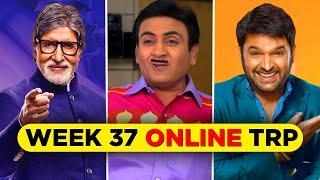 Online TRP Week 37 - Online TRP of this week -  Sab Talks